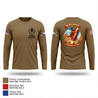 Long Sleeve Performance Shirt, C. Co. HQ PLT, Army, Teamtime, Team time, sublimation, custom sports apparel, team uniforms, spirit wear, spiritwear, sports uniforms, custom shirts, team store, custom team store, fundraiser sports, apparel fundraiser