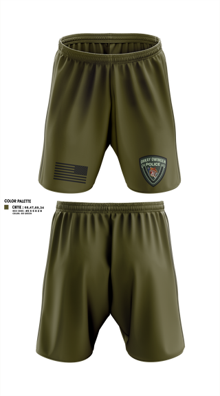 Athletic Shorts With Pockets, Ohkay Owingeh Police Department, Police, Teamtime, Team time, sublimation, custom sports apparel, team uniforms, spirit wear, spiritwear, sports uniforms, custom shirts, team store, custom team store, fundraiser sports, apparel fundraiser