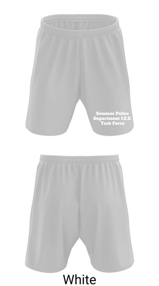 Athletic Shorts With Pockets, Semmes Police Department I.C.E. Task Force, Police, Teamtime, Team time, sublimation, custom sports apparel, team uniforms, spirit wear, spiritwear, sports uniforms, custom shirts, team store, custom team store, fundraiser sports, apparel fundraiser
