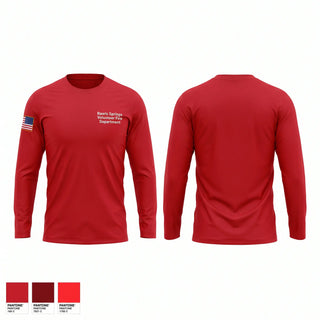 Long Sleeve Performance Shirt, Rawls Springs Volunteer Fire Department, Fire Department, Teamtime, Team time, sublimation, custom sports apparel, team uniforms, spirit wear, spiritwear, sports uniforms, custom shirts, team store, custom team store, fundraiser sports, apparel fundraiser