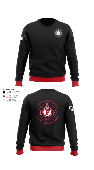 Crew Neck Sweatshirt, Local 5519, Fire Department, Teamtime, Team time, sublimation, custom sports apparel, team uniforms, spirit wear, spiritwear, sports uniforms, custom shirts, team store, custom team store, fundraiser sports, apparel fundraiser