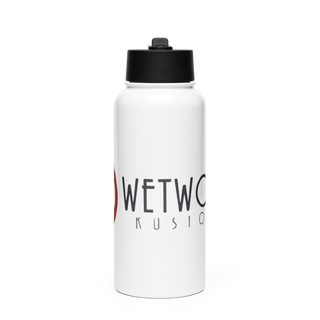 Wetwork Kustoms 4743471 Stainless Steel Water Bottle with a Straw Lid
