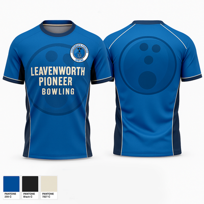 Leavenworth Pioneer Bowling 41451284 Short Sleeve Performance Shirt - 1