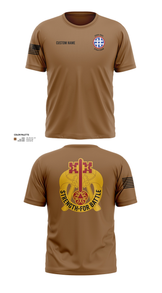 Old School Cotton Feel Shirt, 373rd CSSB, Army, Teamtime, Team time, sublimation, custom sports apparel, team uniforms, spirit wear, spiritwear, sports uniforms, custom shirts, team store, custom team store, fundraiser sports, apparel fundraiser