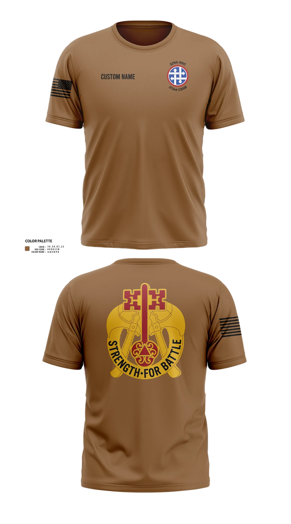 Old School Cotton Feel Shirt, 373rd CSSB, Army, Teamtime, Team time, sublimation, custom sports apparel, team uniforms, spirit wear, spiritwear, sports uniforms, custom shirts, team store, custom team store, fundraiser sports, apparel fundraiser