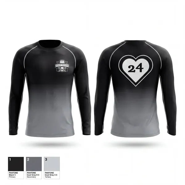 Long Sleeve Performance Shirt, Shelby Raiders, Men's Basketball, Teamtime, Team time, sublimation, custom sports apparel, team uniforms, spirit wear, spiritwear, sports uniforms, custom shirts, team store, custom team store, fundraiser sports, apparel fundraiser
