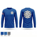 Quitman fire and rescue Long Sleeve Performance Shirt - 1