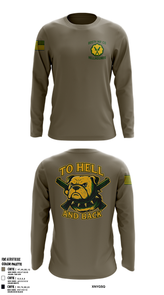 Long Sleeve Performance Shirt, 805th military police company, , Teamtime, Team time, sublimation, custom sports apparel, team uniforms, spirit wear, spiritwear, sports uniforms, custom shirts, team store, custom team store, fundraiser sports, apparel fundraiser