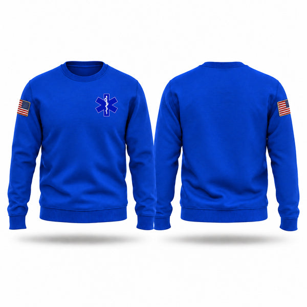 Crew Neck Sweatshirt, Pontotoc Technology Center, EMS/EMT, Teamtime, Team time, sublimation, custom sports apparel, team uniforms, spirit wear, spiritwear, sports uniforms, custom shirts, team store, custom team store, fundraiser sports, apparel fundraiser