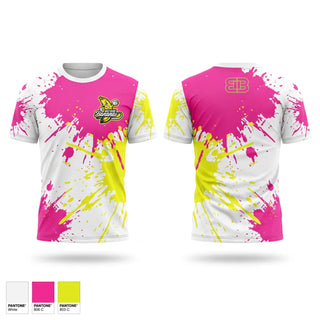 Soft Poly Tee Cotton Like Feel, Bayside Bananas, Baseball, Teamtime, Team time, sublimation, custom sports apparel, team uniforms, spirit wear, spiritwear, sports uniforms, custom shirts, team store, custom team store, fundraiser sports, apparel fundraiser