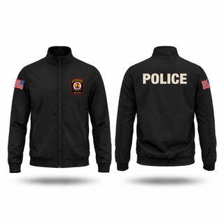 Windbreaker, Pleasant Point Police Department, Police, Teamtime, Team time, sublimation, custom sports apparel, team uniforms, spirit wear, spiritwear, sports uniforms, custom shirts, team store, custom team store, fundraiser sports, apparel fundraiser