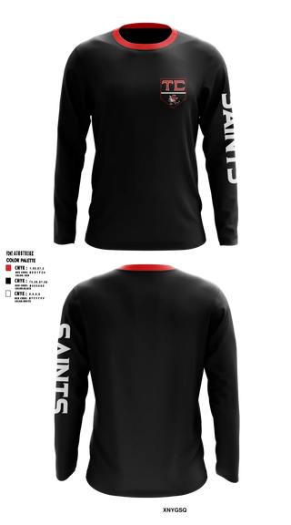 Long Sleeve Performance Shirt, Tri County Saints, Ice Hockey, Teamtime, Team time, sublimation, custom sports apparel, team uniforms, spirit wear, spiritwear, sports uniforms, custom shirts, team store, custom team store, fundraiser sports, apparel fundraiser