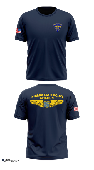 Short Sleeve Performance Shirt, Indiana State Police Aviation Unit, Police, Teamtime, Team time, sublimation, custom sports apparel, team uniforms, spirit wear, spiritwear, sports uniforms, custom shirts, team store, custom team store, fundraiser sports, apparel fundraiser