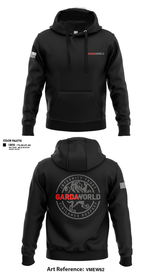 Hoodie, GardaWorld, Police, Teamtime, Team time, sublimation, custom sports apparel, team uniforms, spirit wear, spiritwear, sports uniforms, custom shirts, team store, custom team store, fundraiser sports, apparel fundraiser
