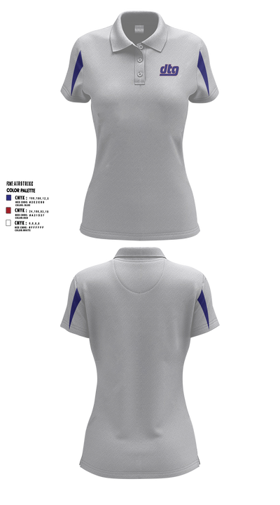 Downtown Giants Youth Football & Basketball 68980247 Women's Short Sleeve Performance Polo  - 5