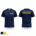Charlottesville Police Department 81369403 Old School Cotton Feel Shirt - 1