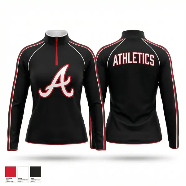 Quarter Zip Jacket, Aliquippa Quips, , Teamtime, Team time, sublimation, custom sports apparel, team uniforms, spirit wear, spiritwear, sports uniforms, custom shirts, team store, custom team store, fundraiser sports, apparel fundraiser