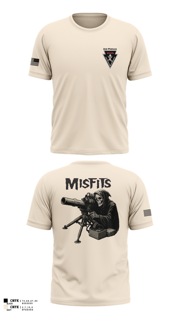 Short Sleeve Performance Shirt, 2/11 killer troop, Army, Teamtime, Team time, sublimation, custom sports apparel, team uniforms, spirit wear, spiritwear, sports uniforms, custom shirts, team store, custom team store, fundraiser sports, apparel fundraiser