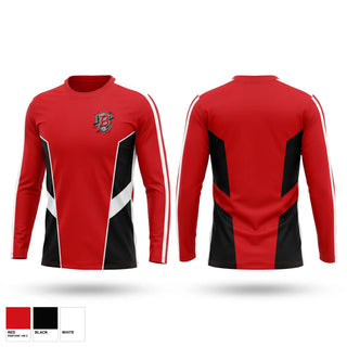 Long Sleeve Performance Shirt, BREMEN HIGH SCHOOL, Men's Soccer, Teamtime, Team time, sublimation, custom sports apparel, team uniforms, spirit wear, spiritwear, sports uniforms, custom shirts, team store, custom team store, fundraiser sports, apparel fundraiser