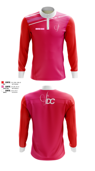 Quarter Zip Jacket, Viva Dance Collective, Cheer, Teamtime, Team time, sublimation, custom sports apparel, team uniforms, spirit wear, spiritwear, sports uniforms, custom shirts, team store, custom team store, fundraiser sports, apparel fundraiser
