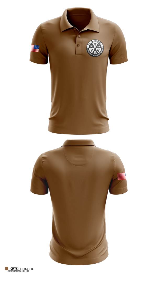 Short Sleeve Performance Polo, Region III Homeland Response Force, National Guard, Teamtime, Team time, sublimation, custom sports apparel, team uniforms, spirit wear, spiritwear, sports uniforms, custom shirts, team store, custom team store, fundraiser sports, apparel fundraiser