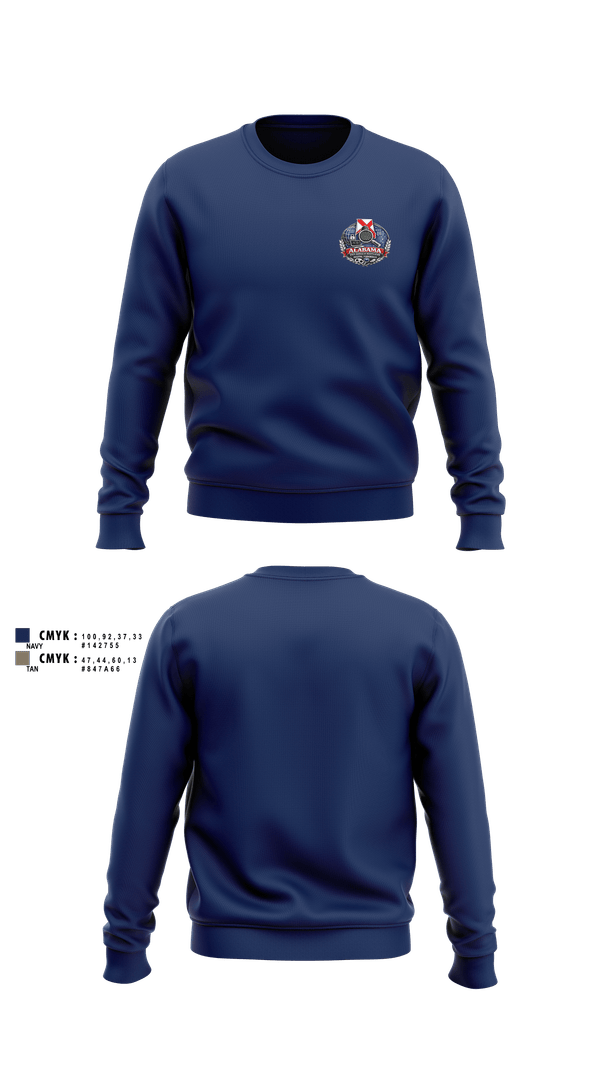 Crew Neck Sweatshirt, Alabama ICAC, Police, Teamtime, Team time, sublimation, custom sports apparel, team uniforms, spirit wear, spiritwear, sports uniforms, custom shirts, team store, custom team store, fundraiser sports, apparel fundraiser