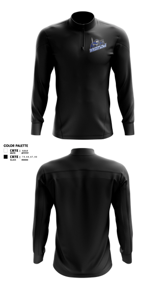Quarter Zip Jacket, Trinity High School Wrestling, Wrestling, Teamtime, Team time, sublimation, custom sports apparel, team uniforms, spirit wear, spiritwear, sports uniforms, custom shirts, team store, custom team store, fundraiser sports, apparel fundraiser