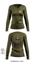 USAREC Women's Long Sleeve V-neck Shirt - 24