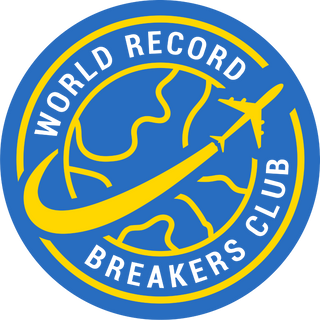 World Record Breakers Club 55012769 Stainless Steel Water Bottle with a Straw Lid