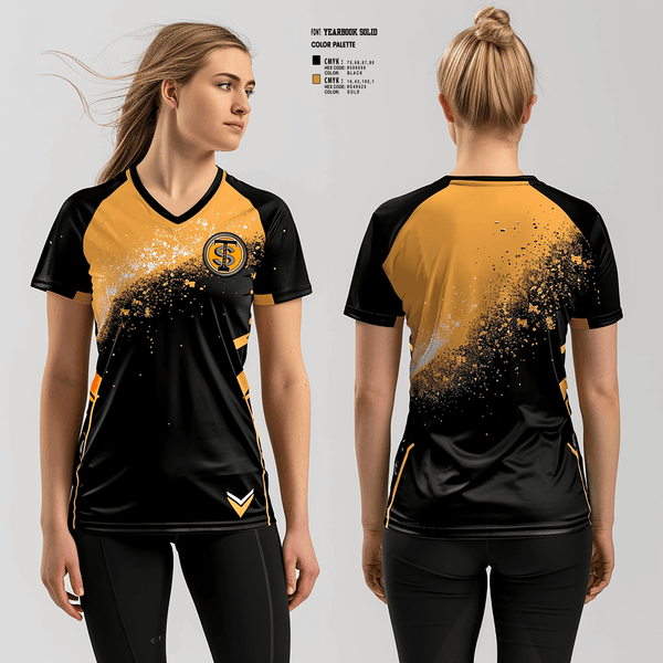 Women's Short Sleeve Vneck Shirt, Timberline High School Volleyball, Women's Volleyball, Teamtime, Team time, sublimation, custom sports apparel, team uniforms, spirit wear, spiritwear, sports uniforms, custom shirts, team store, custom team store, fundraiser sports, apparel fundraiser