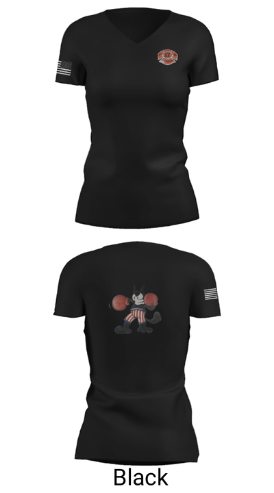 Station 17 90586189 Women's Short Sleeve V-neck Shirt - 28