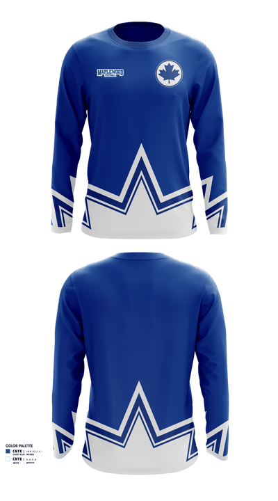 MAPLEWOOD FOOTBALL 88193662 Long Sleeve Performance Shirt - 9