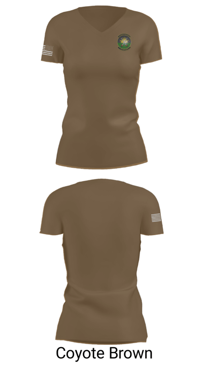 4th EMS 74214049 Women's Short Sleeve V-neck Shirt - 8