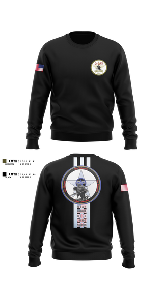 Crew Neck Sweatshirt, D-Day Ohio, Inc, , Teamtime, Team time, sublimation, custom sports apparel, team uniforms, spirit wear, spiritwear, sports uniforms, custom shirts, team store, custom team store, fundraiser sports, apparel fundraiser