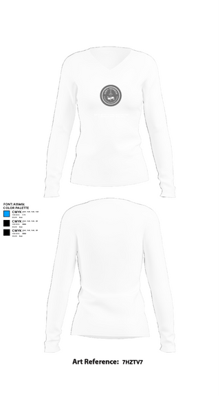 Women's Long Sleeve Vneck Shirt, Grey Harbor Executive ProtectionGrey Harbor Executive Protection, , Teamtime, Team time, sublimation, custom sports apparel, team uniforms, spirit wear, spiritwear, sports uniforms, custom shirts, team store, custom team store, fundraiser sports, apparel fundraiser