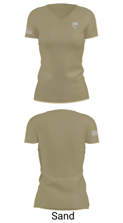 11, bravo 49461419 Women's Short Sleeve V-neck Shirt - 88