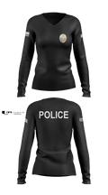 Miami Police Department 88232990 Women's Long Sleeve V-neck Shirt - 1
