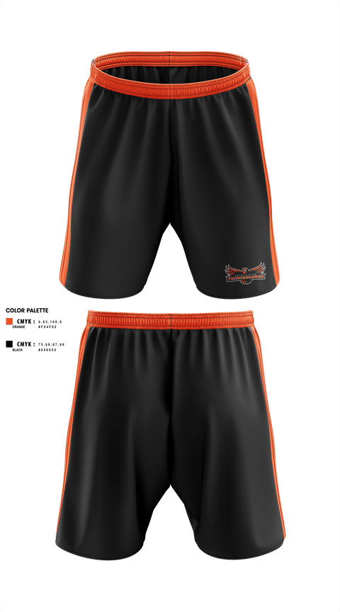 Athletic Shorts With Pockets, Thunderhawks, Baseball, Teamtime, Team time, sublimation, custom sports apparel, team uniforms, spirit wear, spiritwear, sports uniforms, custom shirts, team store, custom team store, fundraiser sports, apparel fundraiser