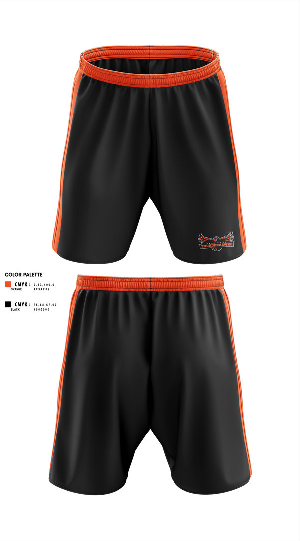 Athletic Shorts With Pockets, Thunderhawks, Baseball, Teamtime, Team time, sublimation, custom sports apparel, team uniforms, spirit wear, spiritwear, sports uniforms, custom shirts, team store, custom team store, fundraiser sports, apparel fundraiser