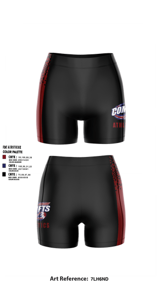 Women's Compression Shorts, Century Middle School, Spirit Store, Teamtime, Team time, sublimation, custom sports apparel, team uniforms, spirit wear, spiritwear, sports uniforms, custom shirts, team store, custom team store, fundraiser sports, apparel fundraiser