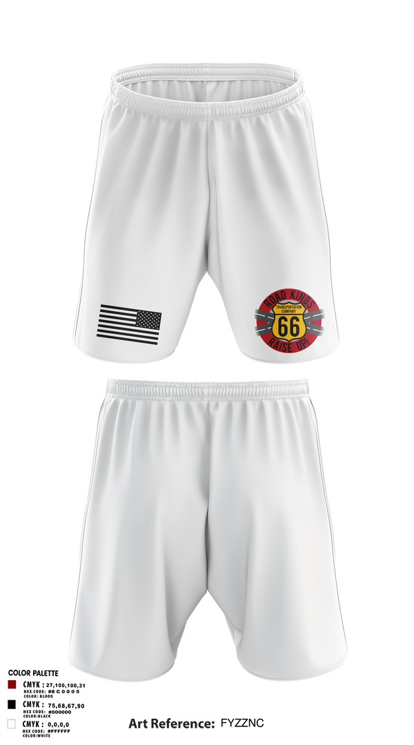 Athletic Shorts With Pockets, 66 Transportation Company, , Teamtime, Team time, sublimation, custom sports apparel, team uniforms, spirit wear, spiritwear, sports uniforms, custom shirts, team store, custom team store, fundraiser sports, apparel fundraiser