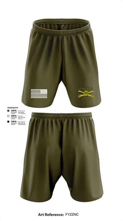 US Cavalry Riders 76444947 Athletic Shorts With Pockets - 2