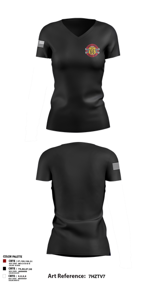 Women's Short Sleeve Vneck Shirt, 66 Transportation Company, , Teamtime, Team time, sublimation, custom sports apparel, team uniforms, spirit wear, spiritwear, sports uniforms, custom shirts, team store, custom team store, fundraiser sports, apparel fundraiser