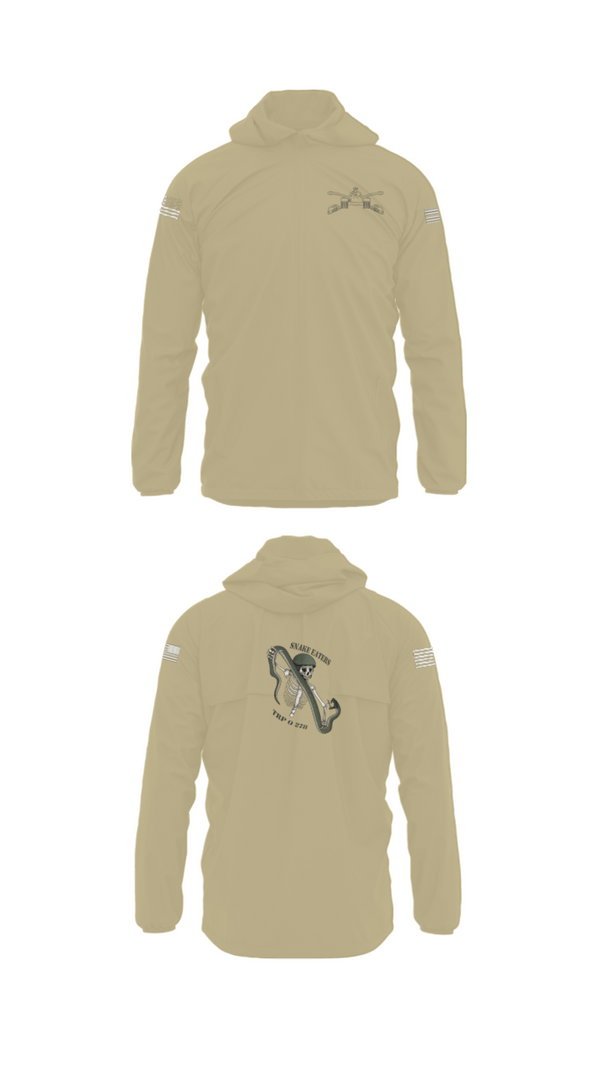 Windbreaker, Q Troop 4/278th, Army, Teamtime, Team time, sublimation, custom sports apparel, team uniforms, spirit wear, spiritwear, sports uniforms, custom shirts, team store, custom team store, fundraiser sports, apparel fundraiser