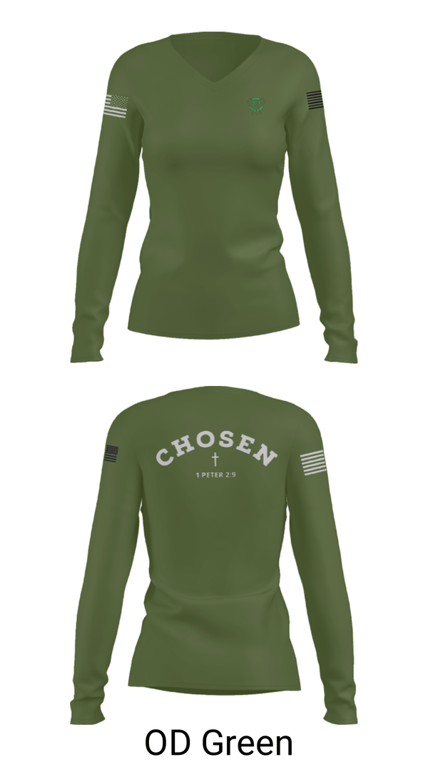 Women's Long Sleeve Vneck Shirt, Elephant, , Teamtime, Team time, sublimation, custom sports apparel, team uniforms, spirit wear, spiritwear, sports uniforms, custom shirts, team store, custom team store, fundraiser sports, apparel fundraiser