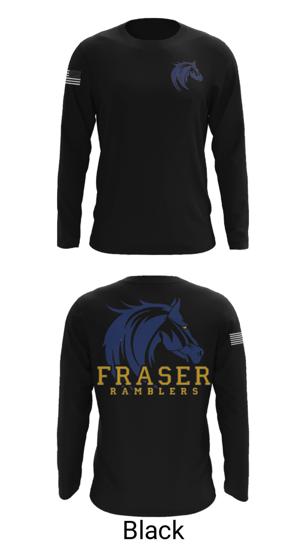 Long Sleeve Performance Shirt, Frazer High School, Spirit Store, Teamtime, Team time, sublimation, custom sports apparel, team uniforms, spirit wear, spiritwear, sports uniforms, custom shirts, team store, custom team store, fundraiser sports, apparel fundraiser