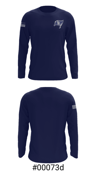 Saint Edward's High School Basketball 73052141 Long Sleeve Performance Shirt - 18