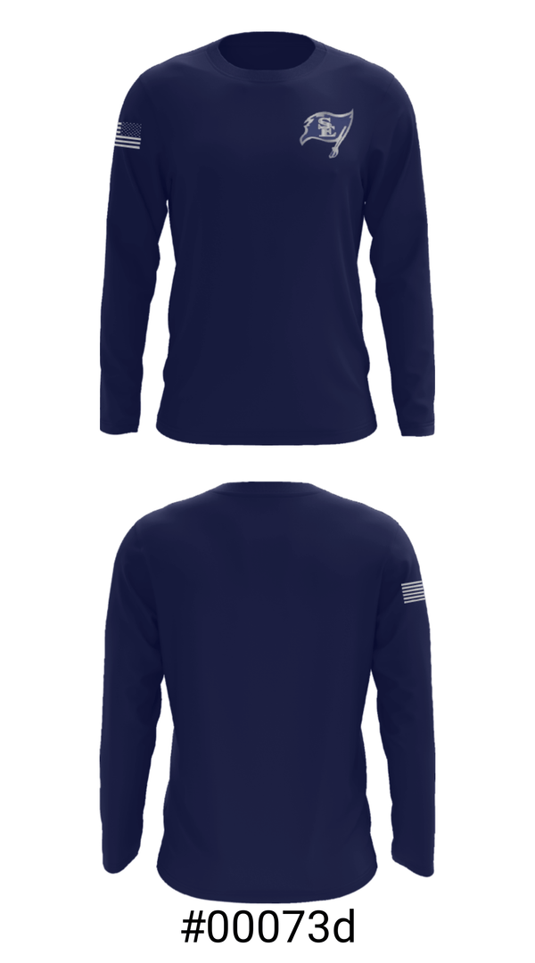 Long Sleeve Performance Shirt, Saint Edward's High School Basketball, Men's Basketball, Teamtime, Team time, sublimation, custom sports apparel, team uniforms, spirit wear, spiritwear, sports uniforms, custom shirts, team store, custom team store, fundraiser sports, apparel fundraiser