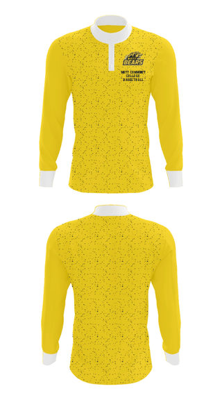 Quarter Zip Jacket, Mott Community College Basketball, Men's Basketball, Teamtime, Team time, sublimation, custom sports apparel, team uniforms, spirit wear, spiritwear, sports uniforms, custom shirts, team store, custom team store, fundraiser sports, apparel fundraiser