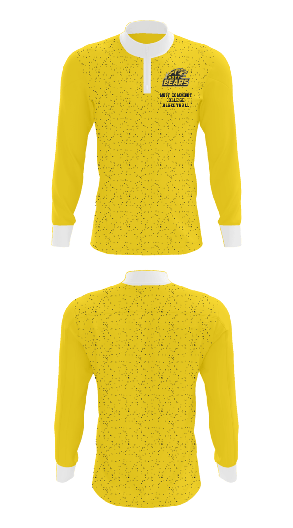 Quarter Zip Jacket, Mott Community College Basketball, Men's Basketball, Teamtime, Team time, sublimation, custom sports apparel, team uniforms, spirit wear, spiritwear, sports uniforms, custom shirts, team store, custom team store, fundraiser sports, apparel fundraiser